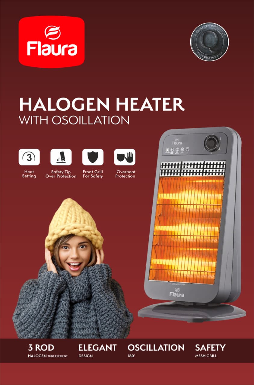 Halogen 3 Rod Heater